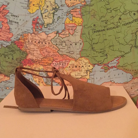 Suede Sandals - Picture 1 of 3